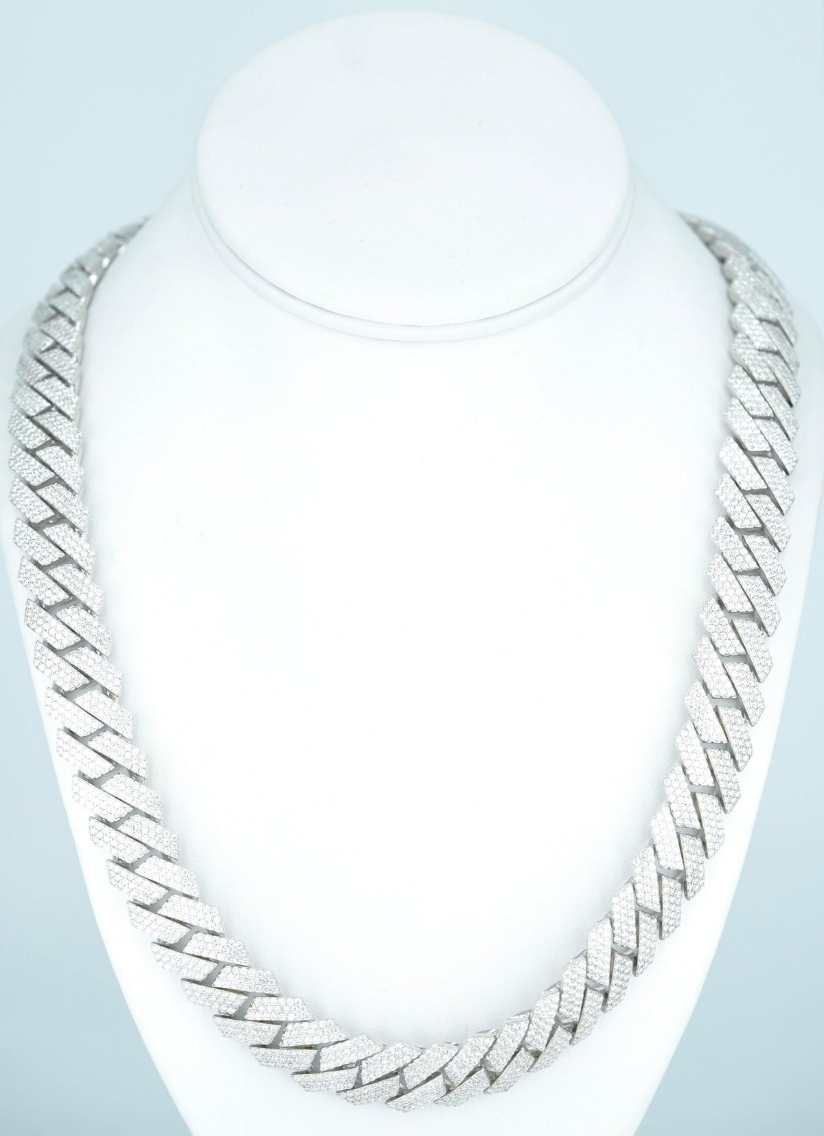 14mm VVS Moissanite Diamond Cuban Necklace - Agoradiant