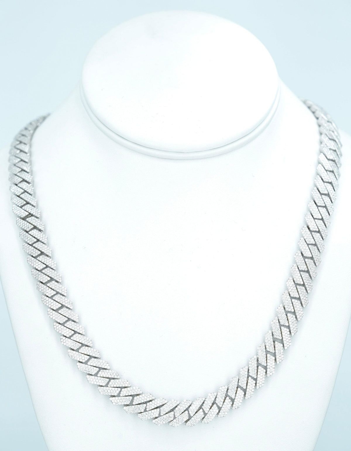 10mm VVS Moissanite Diamond Cuban Necklace - Agoradiant