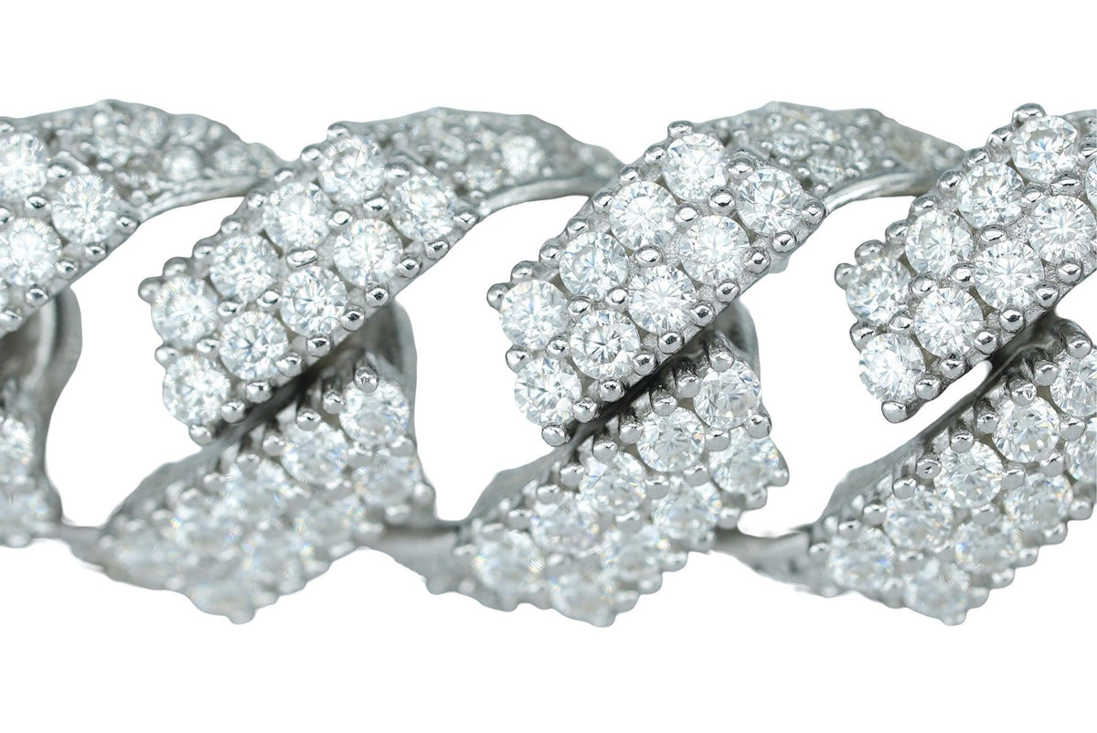 13mm Round VVS Moissanite Diamond Bracelet - Agoradiant