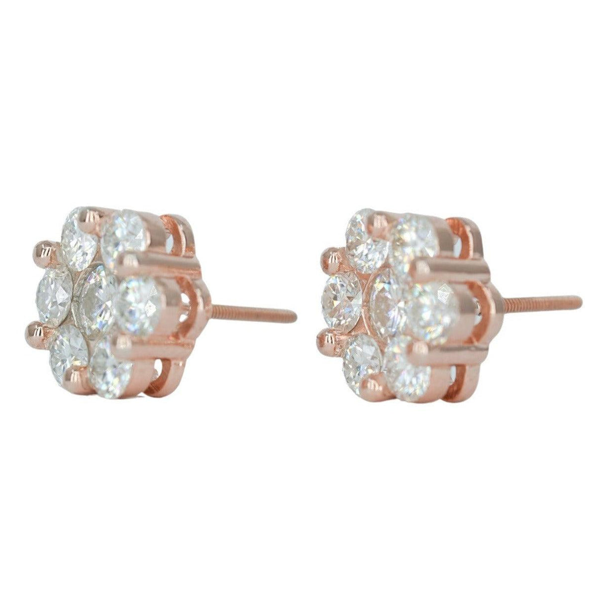 43020: Large Rose Flower Earring - Agoradiant