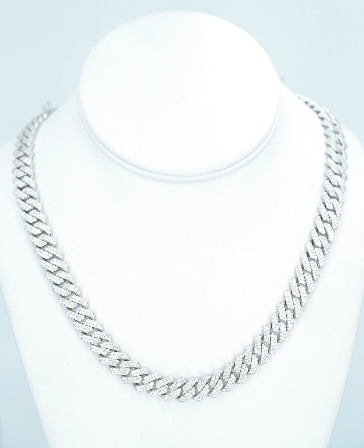 8mm VVS Moissanite Diamond Cuban Necklace - Agoradiant