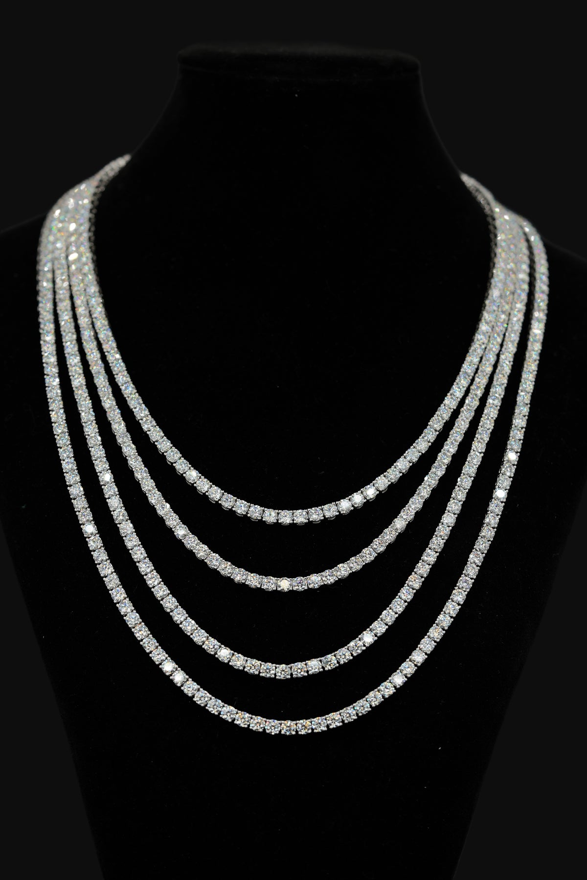 4mm VVS Moissanite Diamond Tennis Chain