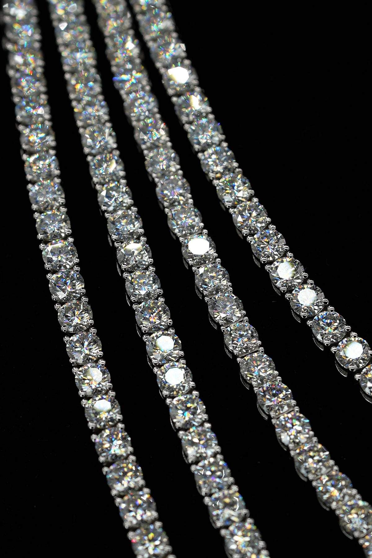 4mm VVS Moissanite Diamond Tennis Chain