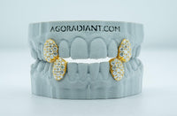 Fang With Back Bar 6 Pointer VVS Moissanite Diamond Grillz