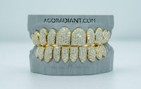 Full Bust Down VVS Moissanite Diamond Grillz