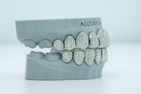 Full Bust Down VVS Moissanite Diamond Grillz