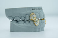 Fang With Back Bar 6 Pointer VVS Moissanite Diamond Grillz