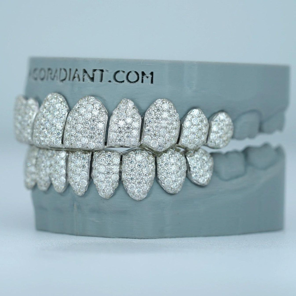 Full Bust Down VVS Moissanite Diamond Grillz Agoradiant