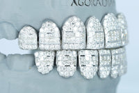 Hybrid VVS Moissanite Diamond Grillz