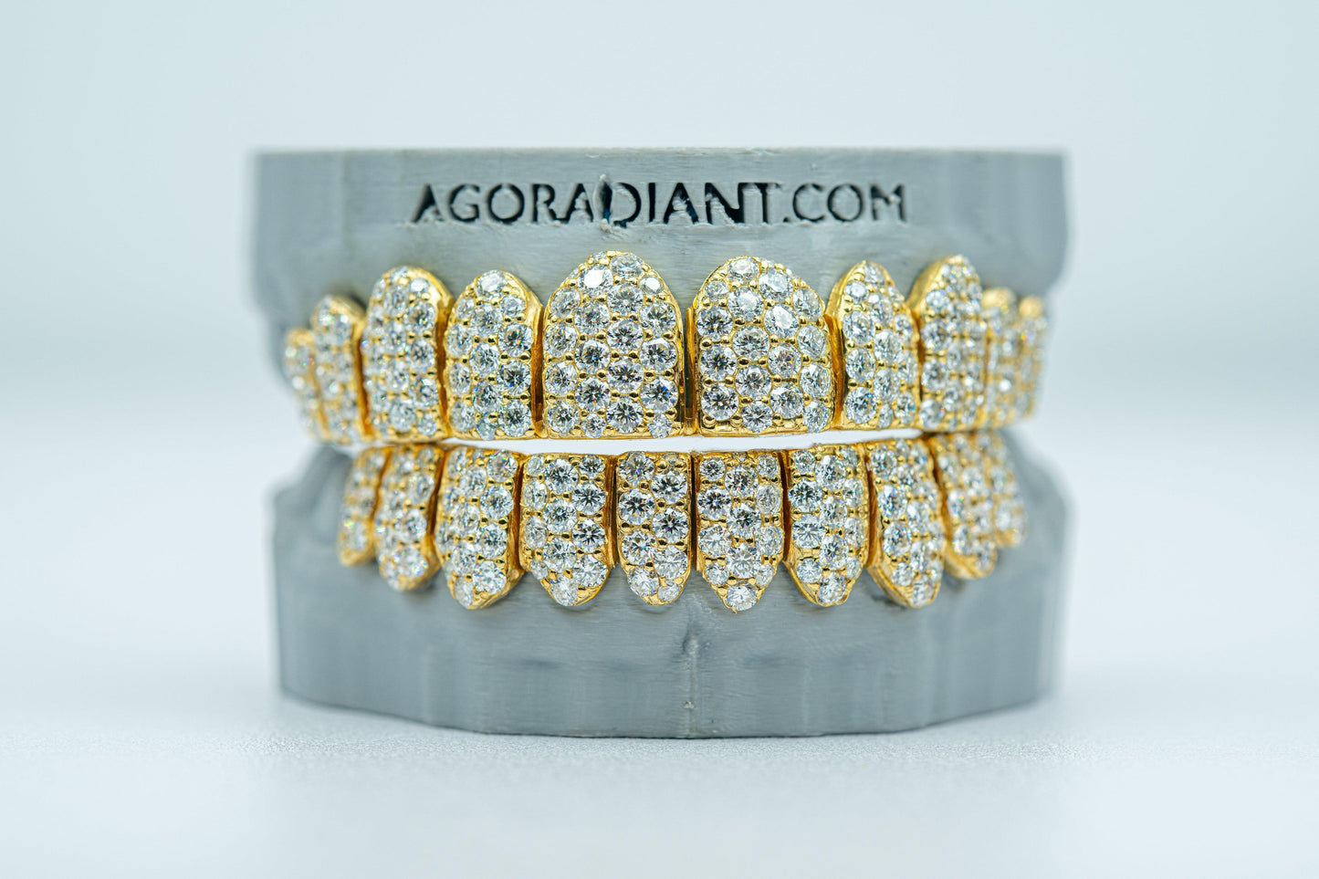 Jumbo (6 Pointer) VVS Moissanite Diamond Grillz - Agoradiant